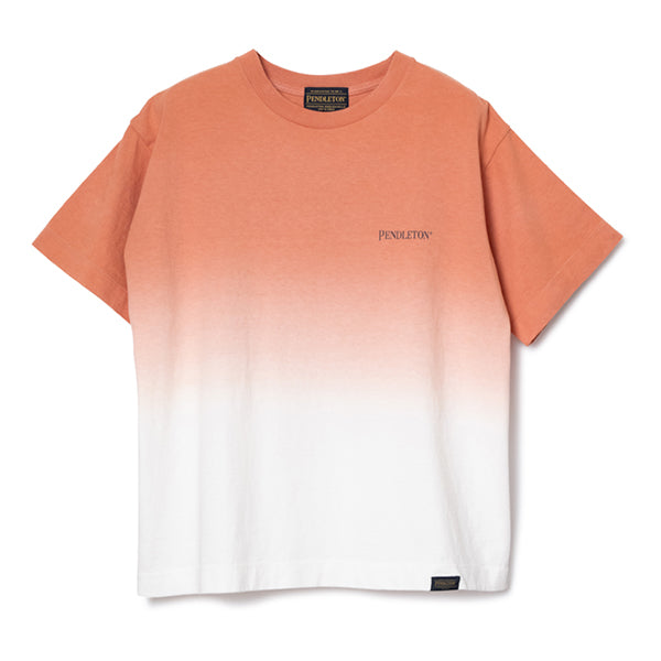 ペンドルトン ウィメンズ ショートスリーブ ジャージーグラデーションダイ MW バックプリントTシャツ