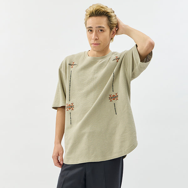 ペンドルトン メンズ ショートスリーブ ピケ エンブロイダリー Tシャツ