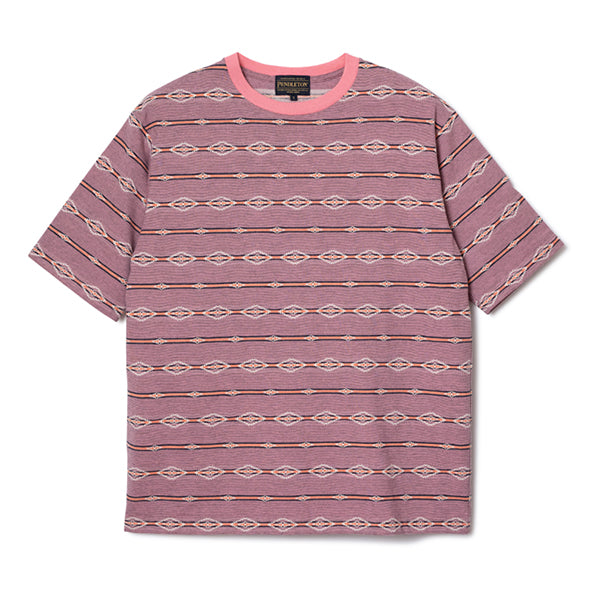 ペンドルトン メンズ ショートスリーブ ジャガード ボーダーTシャツの画像