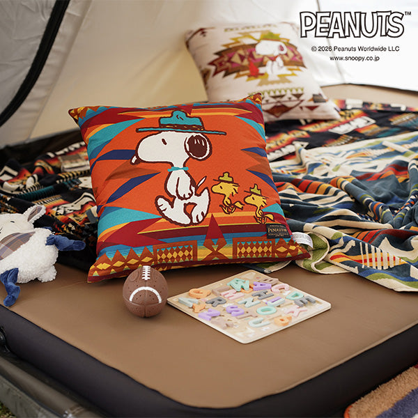 ペンドルトン PEANUTS クッションカバー ファイアーレジェンド