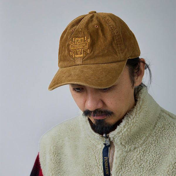 ペンドルトン ピグメントダイ コーデュロイクロス エンブロイダリーキャップ