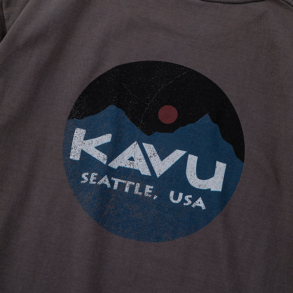 カブー メンズ マウンテンロゴ Tシャツ