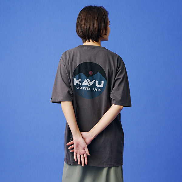 カブー メンズ マウンテンロゴ Tシャツ