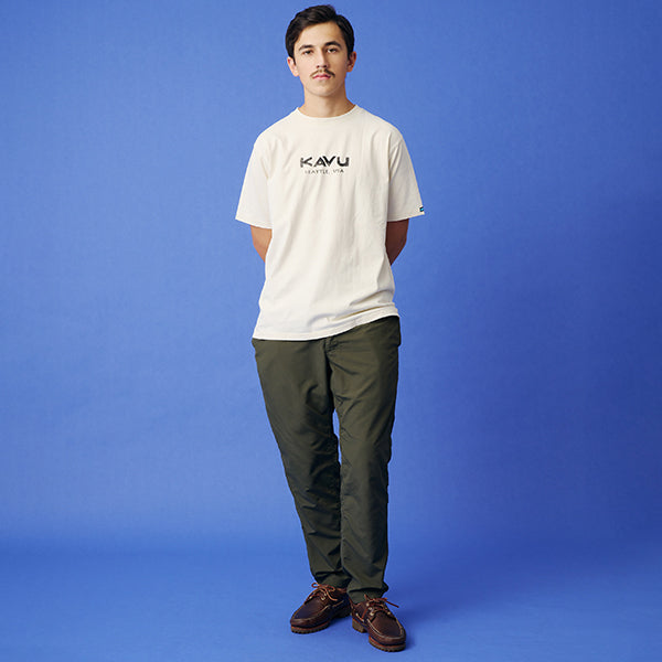 カブー メンズ マウンテンロゴ Tシャツ