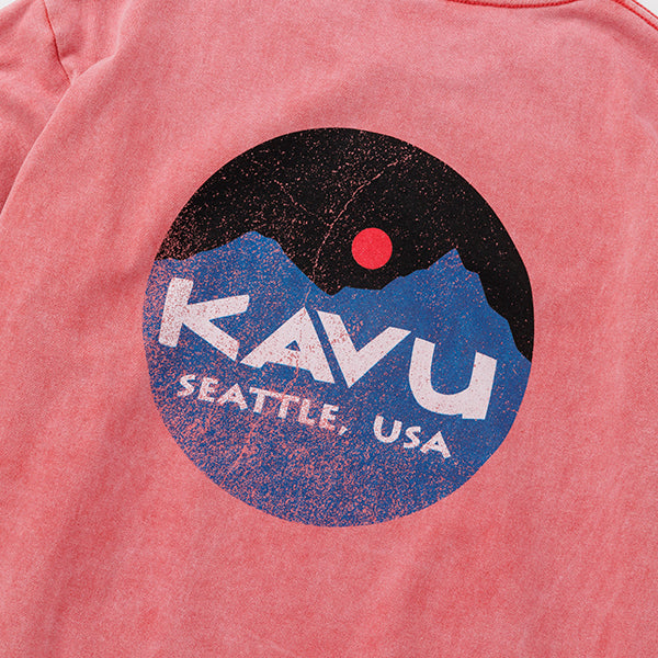 カブー メンズ マウンテンロゴ Tシャツ