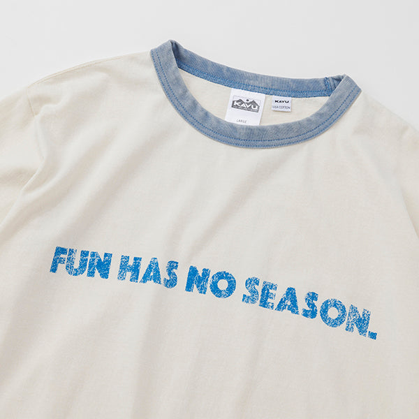 カブー メンズ フレーズ リンガー Tシャツ ファン