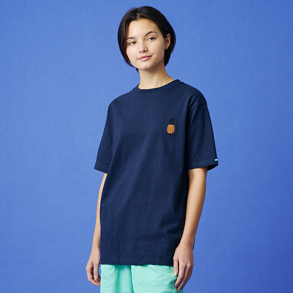 カブー メンズ ワンポイント パイナップル Tシャツ