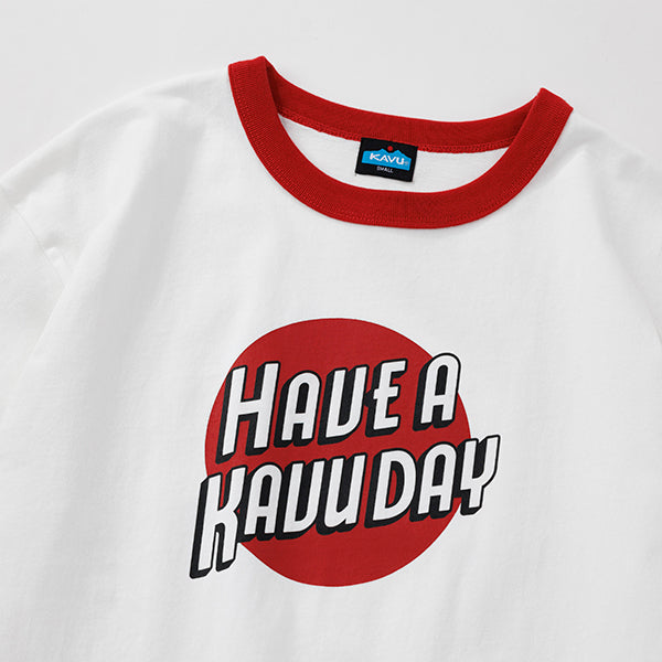 カブー メンズ ハブ リンガー Tシャツ