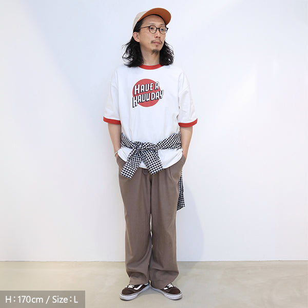 カブー メンズ ハブ リンガー Tシャツ