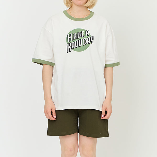 カブー メンズ ハブ リンガー Tシャツ