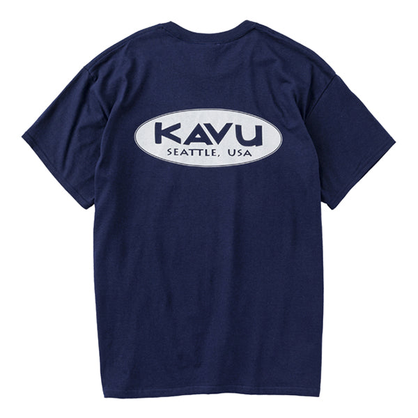 カブー メンズ オーバルロゴ ポケット Tシャツ