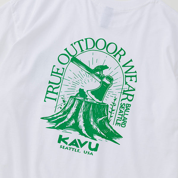 カブー メンズ スタンプ フロッグ Tシャツ