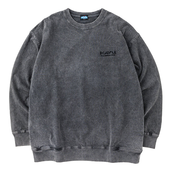 カブー メンズ ケミカルウォッシュ ロングスリーブ Tシャツ