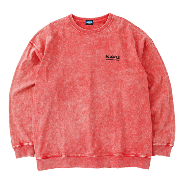 カブー メンズ ケミカルウォッシュ ロングスリーブ Tシャツの画像