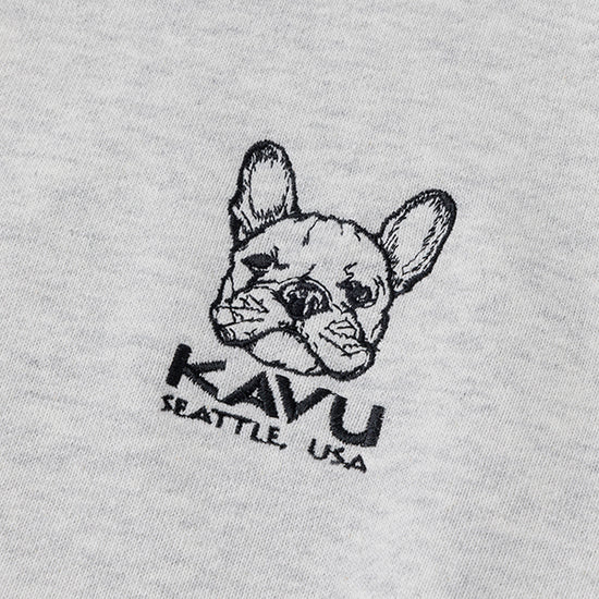 カブー メンズ ワンポイント パーカ ドッグ