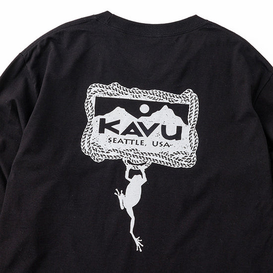 カブー メンズ ハンギングフロッグ ロングスリーブ Tシャツ