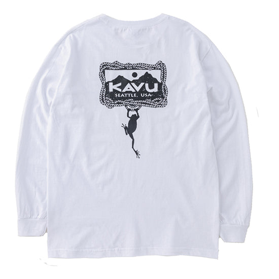 カブー メンズ ハンギングフロッグ ロングスリーブ Tシャツ