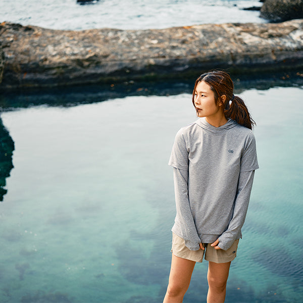 アウトドアリサーチ ウィメンズ アクティブアイス スペクトラム サン フーディー