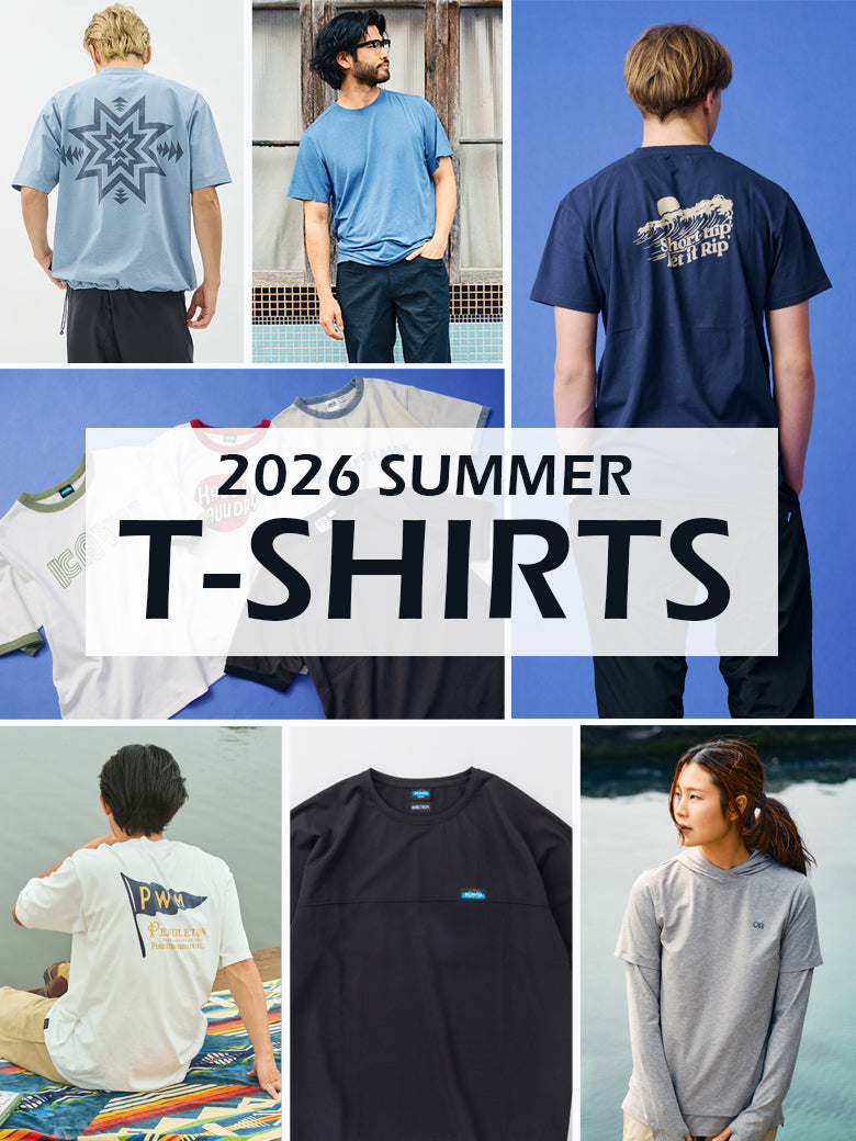 2026｜暑い季節を快適に、アクティブに！夏のTシャツ特集